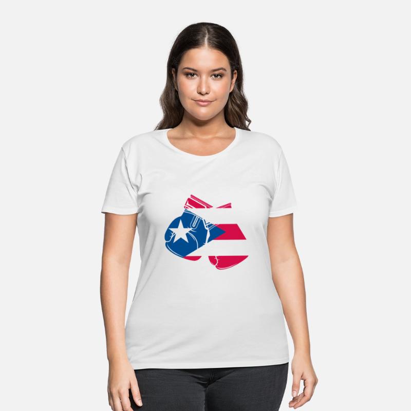 Boxing Gloves Puerto Rico Flag