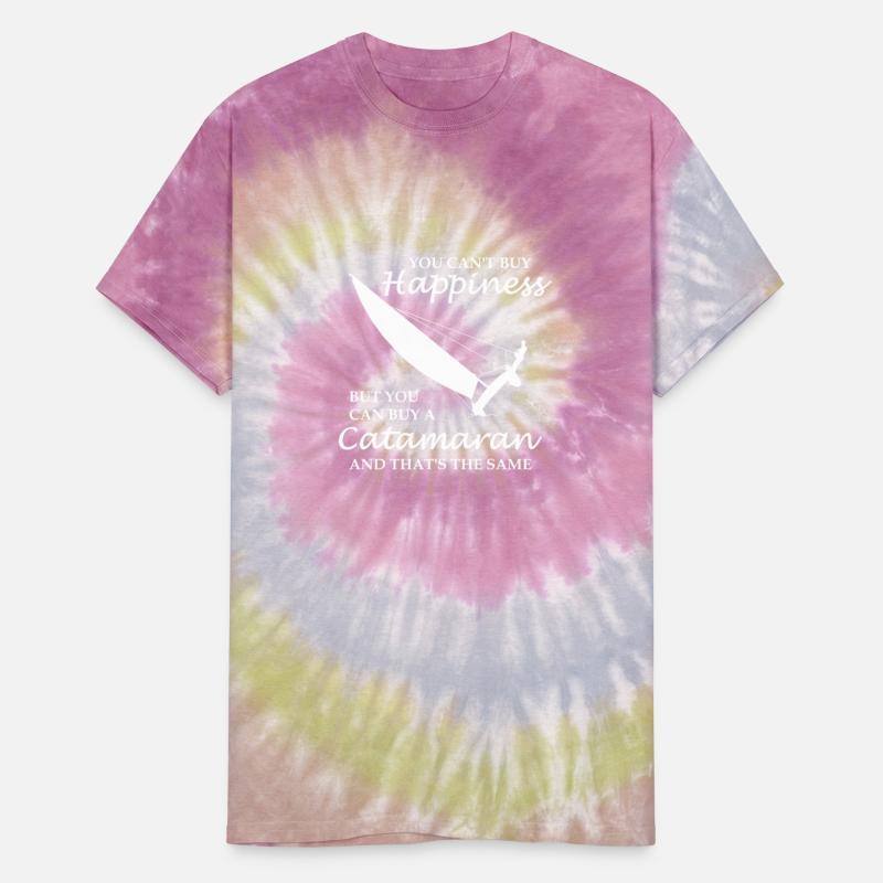 Catamaran sailing is happiness