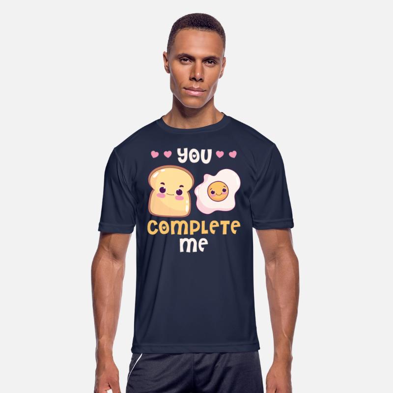 Couple eggs bacon toast breakfast Valentine's Day