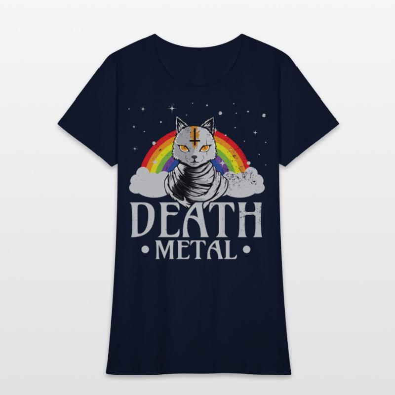Death Metal Rock Satan Cat For Concerts Festivals