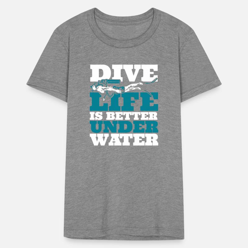Dive Life Is Better Under Water Sport Diving