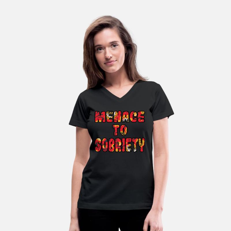 Menace to Sobriety red floral