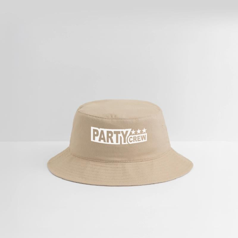 Party Crew Team Fun Friends Group Member Text Logo