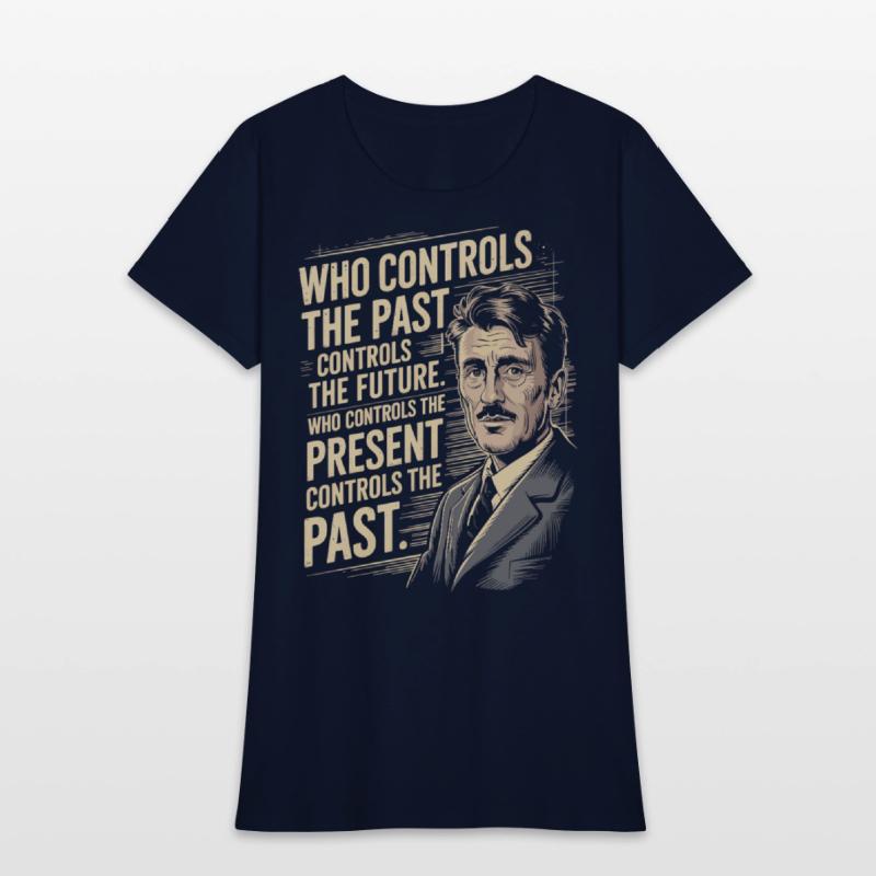 Retro Orwell Portrait | Dystopian Political Art