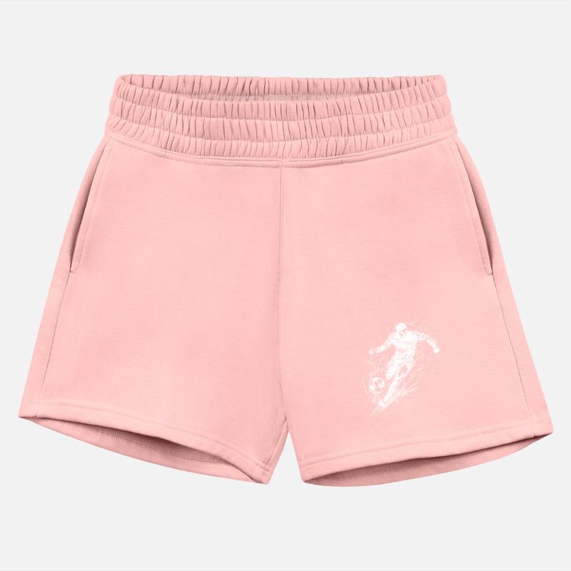 Running Soccer Striker With Ball