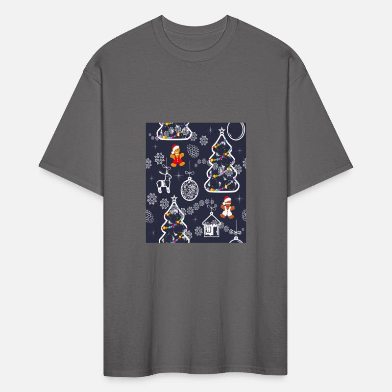 Seamless Festive Pattern With Christmas Tree