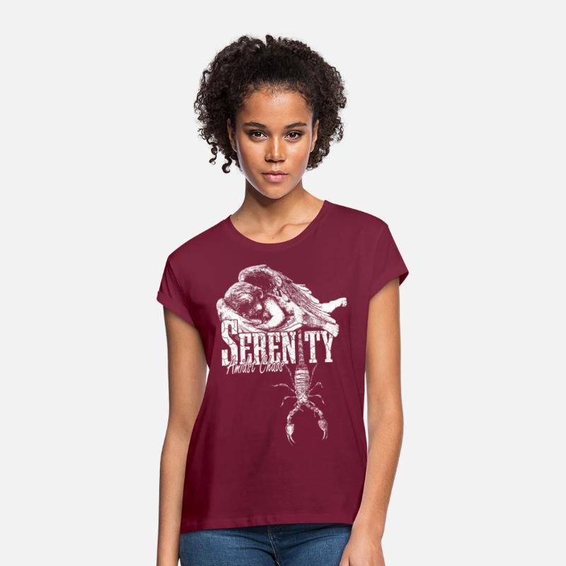 Serenity Amidst Chaos Angel Scorpion Streetwear