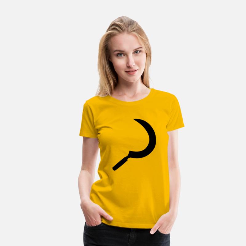 Sickle shadow image crescent shaped agricultural t