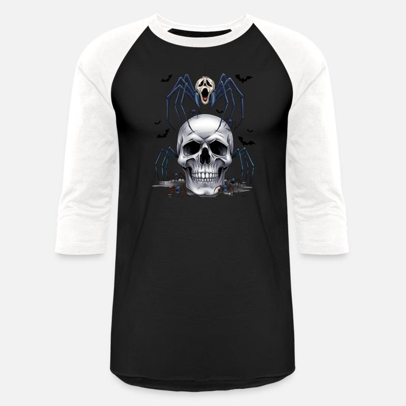 Skull Spider Scream Horror Bats Halloween Spooky