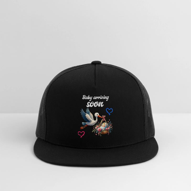 Soon I'll Be A Mother, With Stork, Baby Is Coming