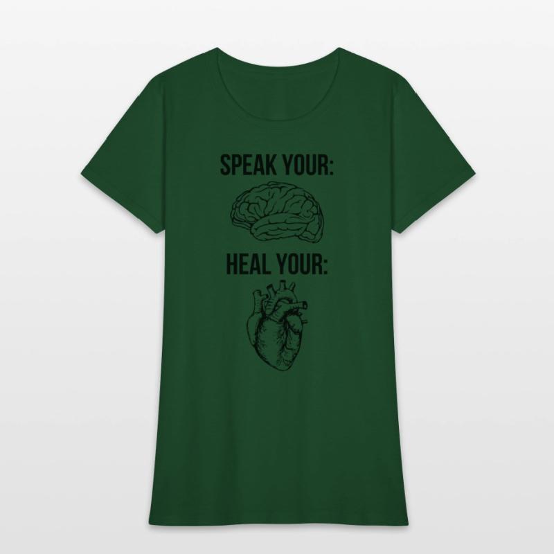 Speak Your Mind Heal Heart - Mental Health Quotes