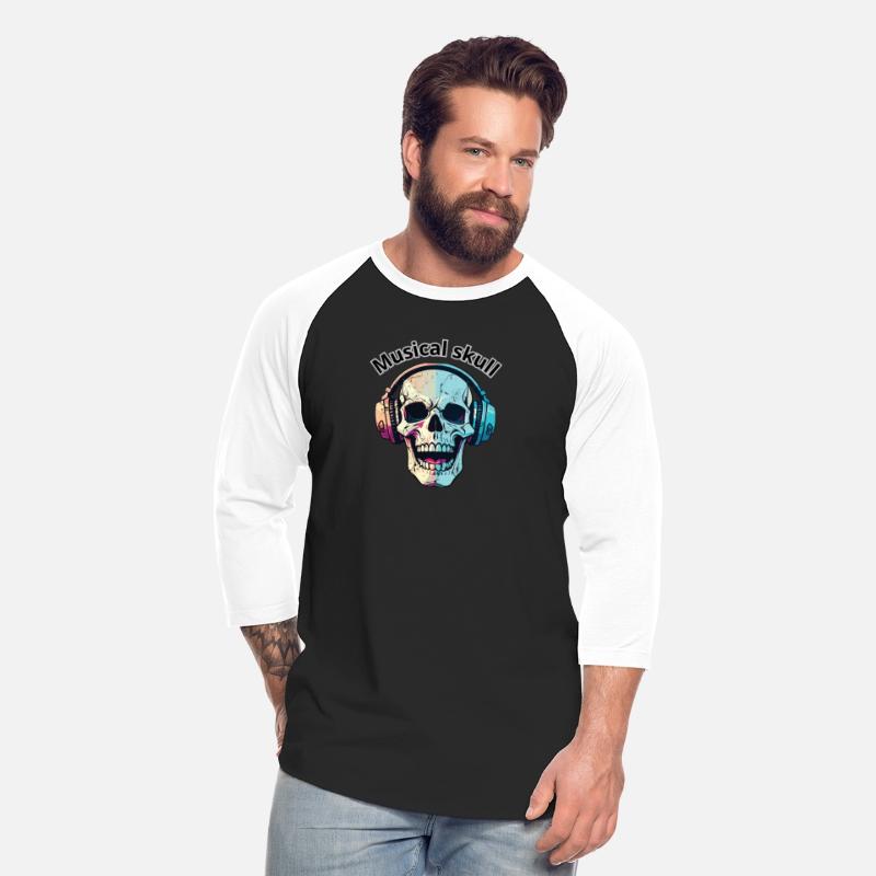 The Music Skull T-Shirt is a stylish and eye-