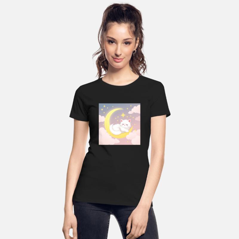 Ultra cute fluffy white cat asleep on a glowi