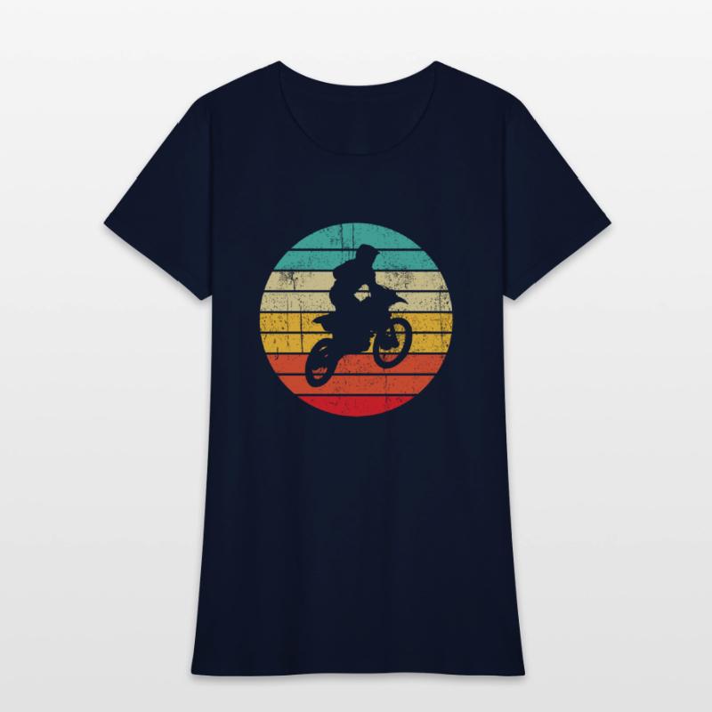 Vintage Sunset Biker Retro Motorbike