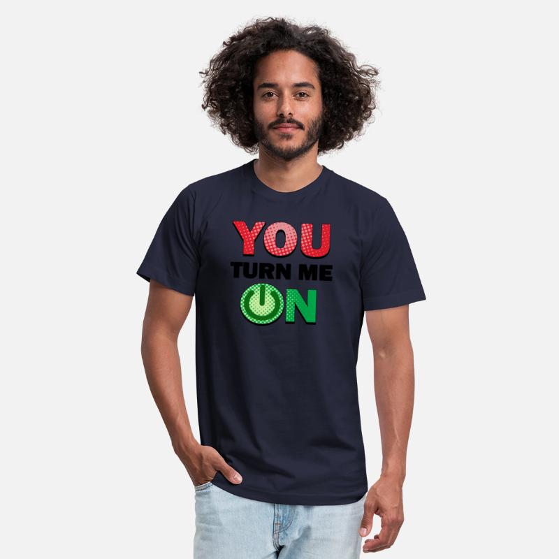 YOU TURN ME ON Funny Love Design