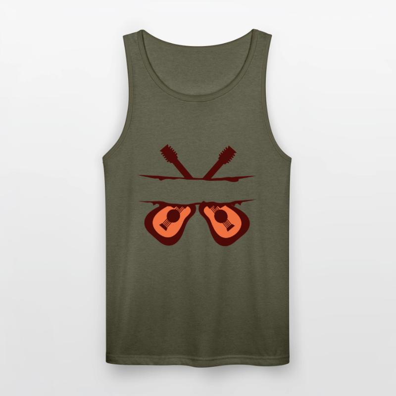 2 Guitars Guitarist Playing Rock Music Fun Bassist