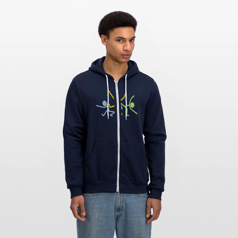 3 Stickman Party Fun Crew Team Three Friends Group