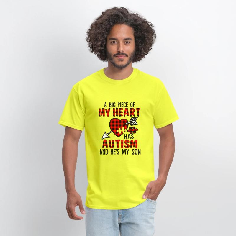 A Big Piece Of My Heart Has Autism He's Is My Son