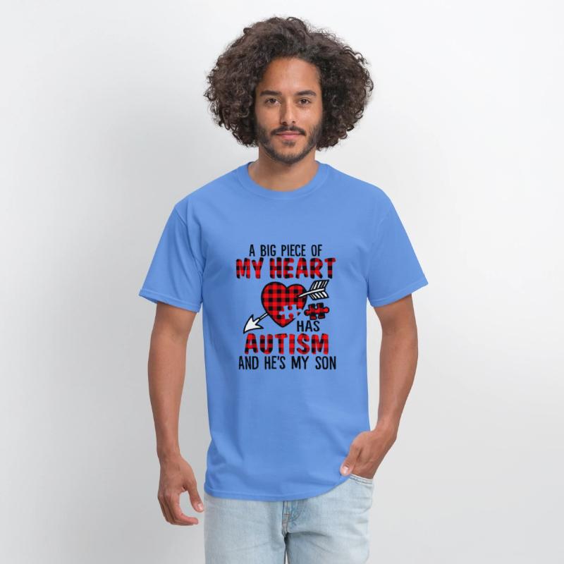A Big Piece Of My Heart Has Autism He's Is My Son