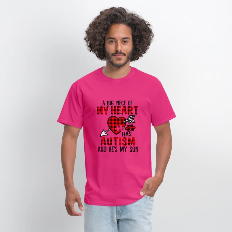 A Big Piece Of My Heart Has Autism He's Is My Son