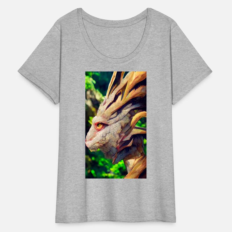 A fabulous mystical dragon in the jungle. A