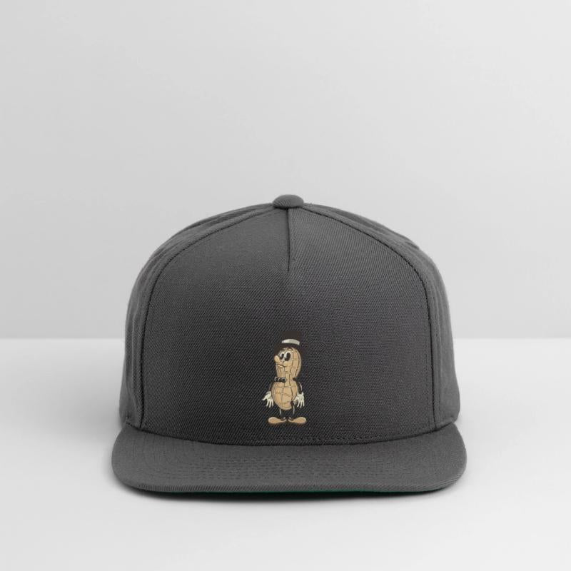 a vimtage peanut with a thin mustache