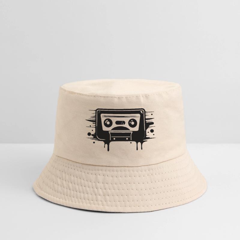 A vintage-inspired illustration of cassette tape