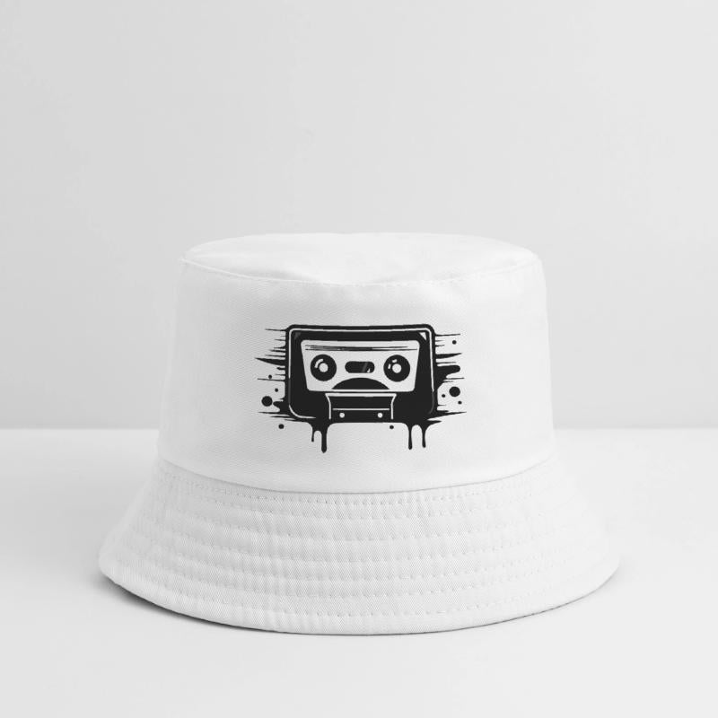 A vintage-inspired illustration of cassette tape