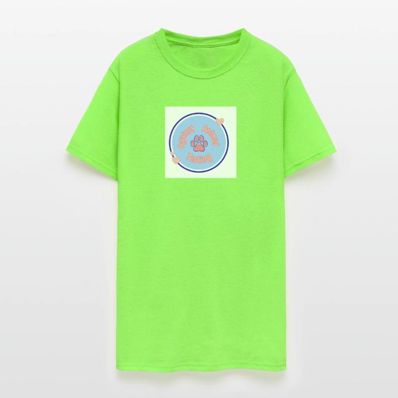 Against Animal Testing Paw Emblem