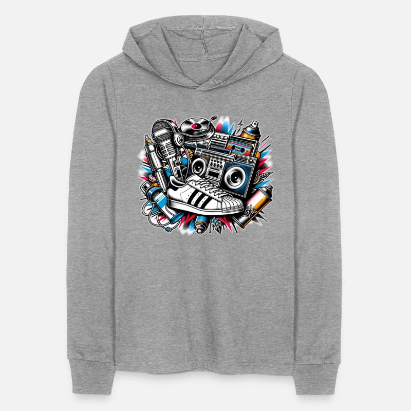 AI 1980s Hip Hop Collage