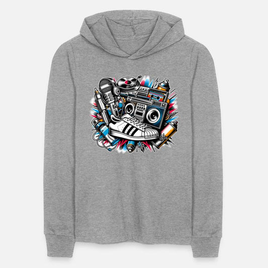 AI 1980s Hip Hop Collage