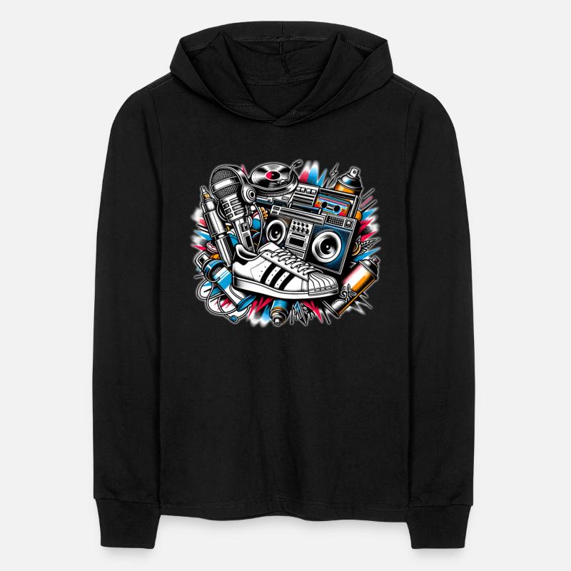 AI 1980s Hip Hop Collage