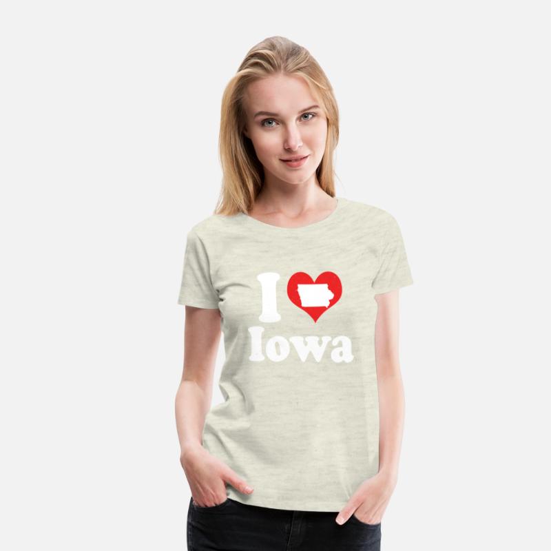 America Citizen US State Love I Heart Iowa