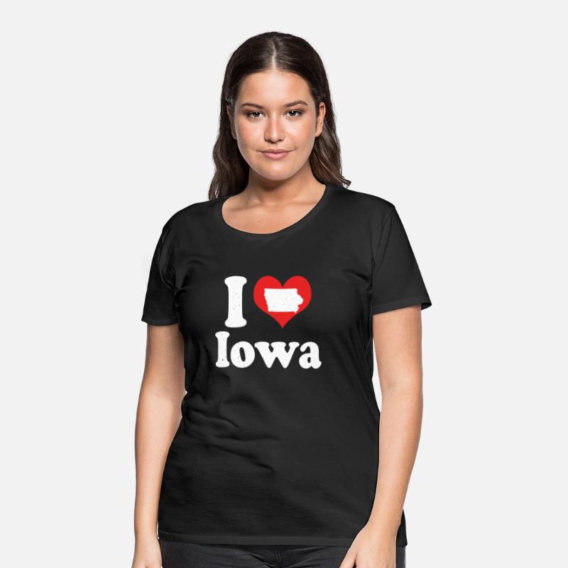 America Citizen US State Love I Heart Iowa