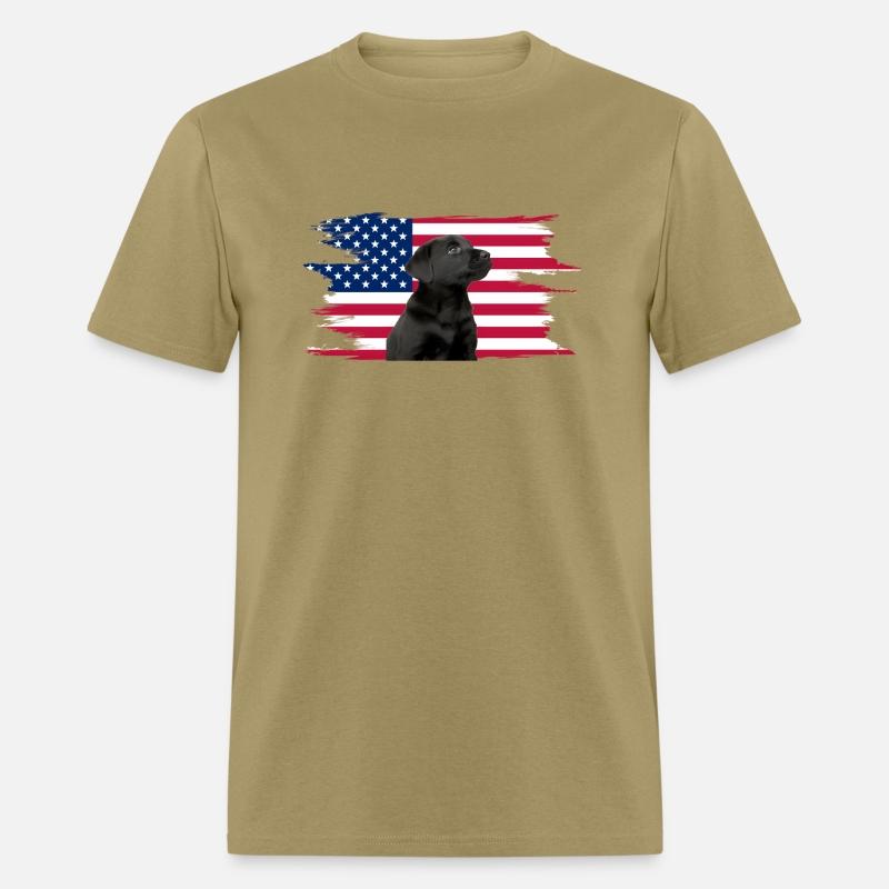 American Flag Dog Black Lab Puppy