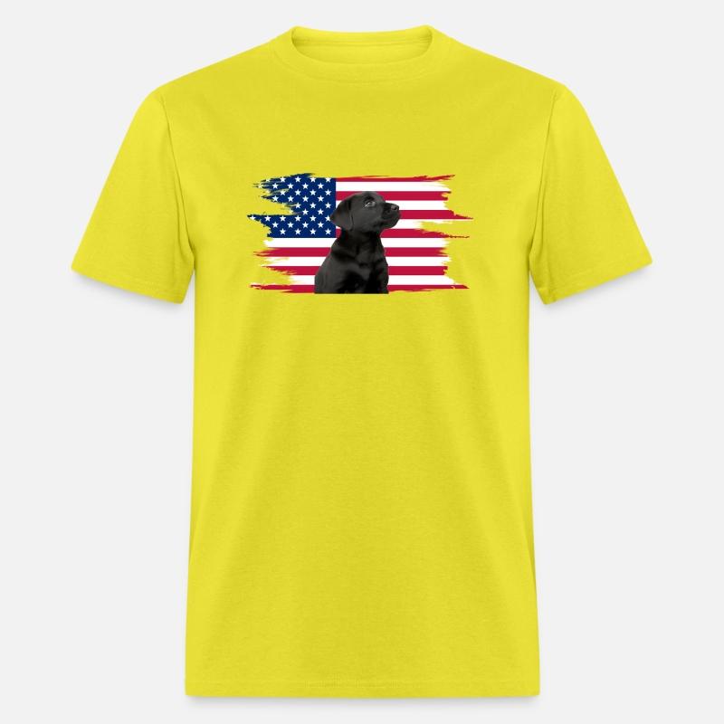American Flag Dog Black Lab Puppy
