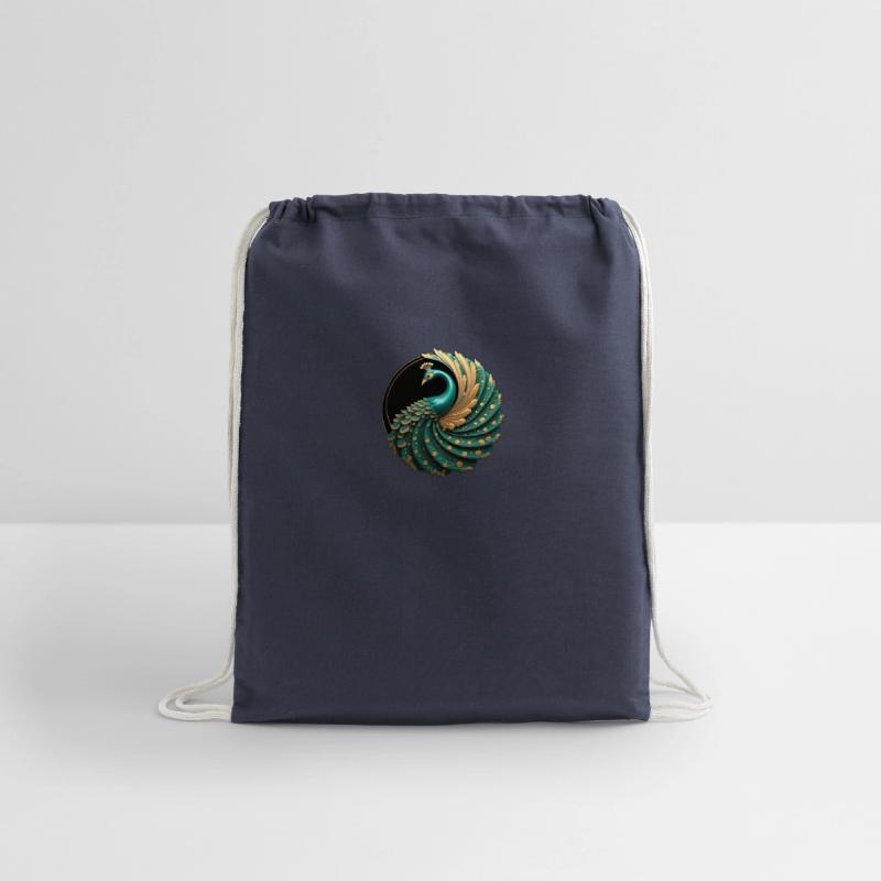 Art Deco Peacock Elegance in Rich Colors