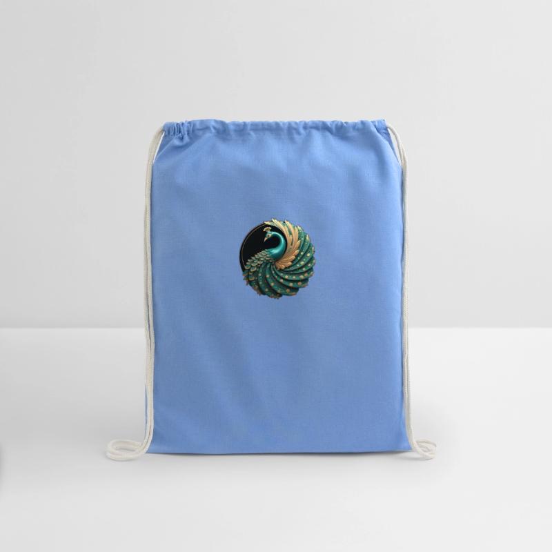 Art Deco Peacock Elegance in Rich Colors