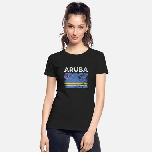 Aruba Flag Distressed - Aruban Flag