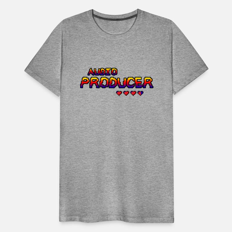 Audio Producer Pixel Art Heart Lifeline Design