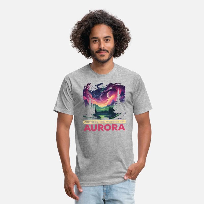 Aurora Borealis Dark Sky Nature Light Display