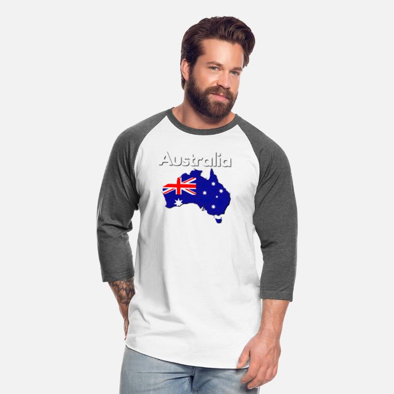 Australia Flag Map T-Shirt,australia day