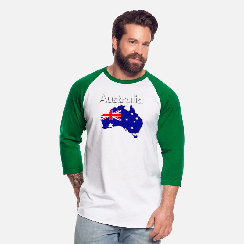 Australia Flag Map T-Shirt,australia day