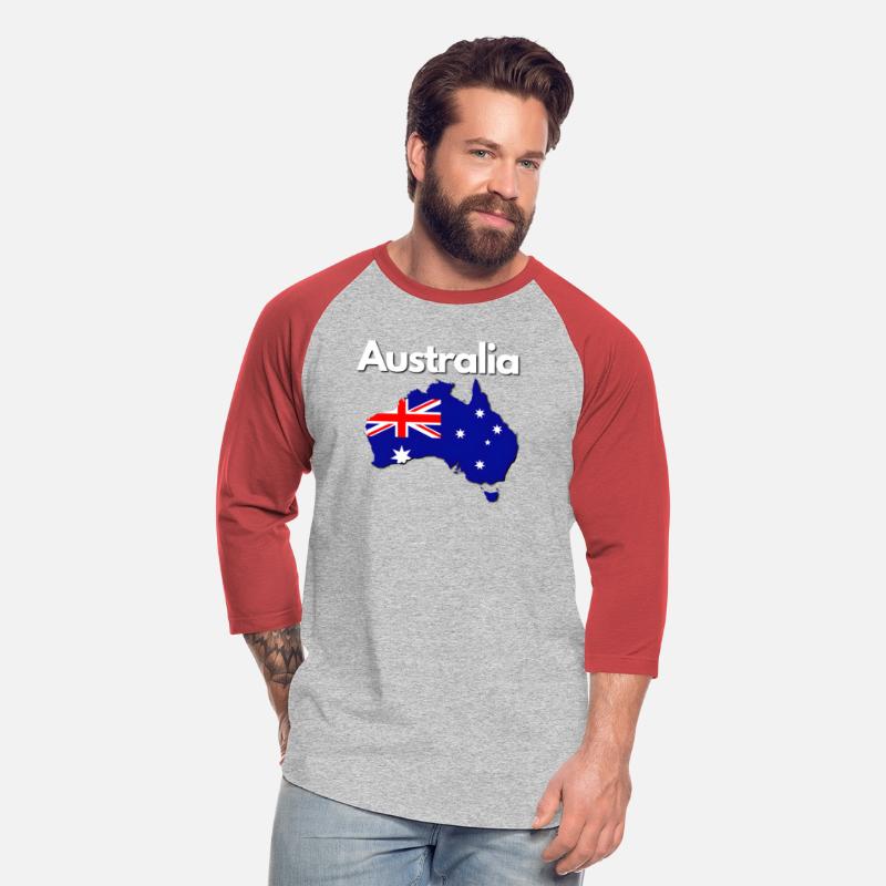 Australia Flag Map T-Shirt,australia day