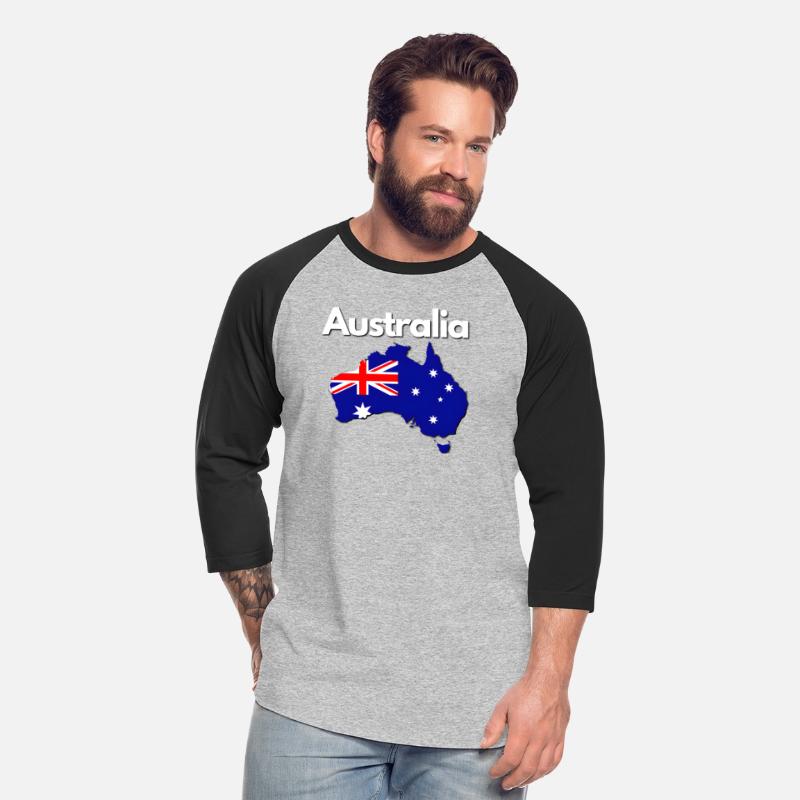 Australia Flag Map T-Shirt,australia day