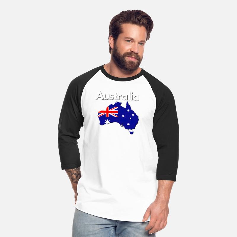 Australia Flag Map T-Shirt,australia day