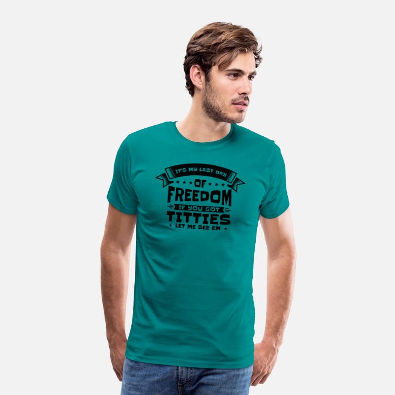 Bachelor Drinking Freedom Titties Bachelor Party