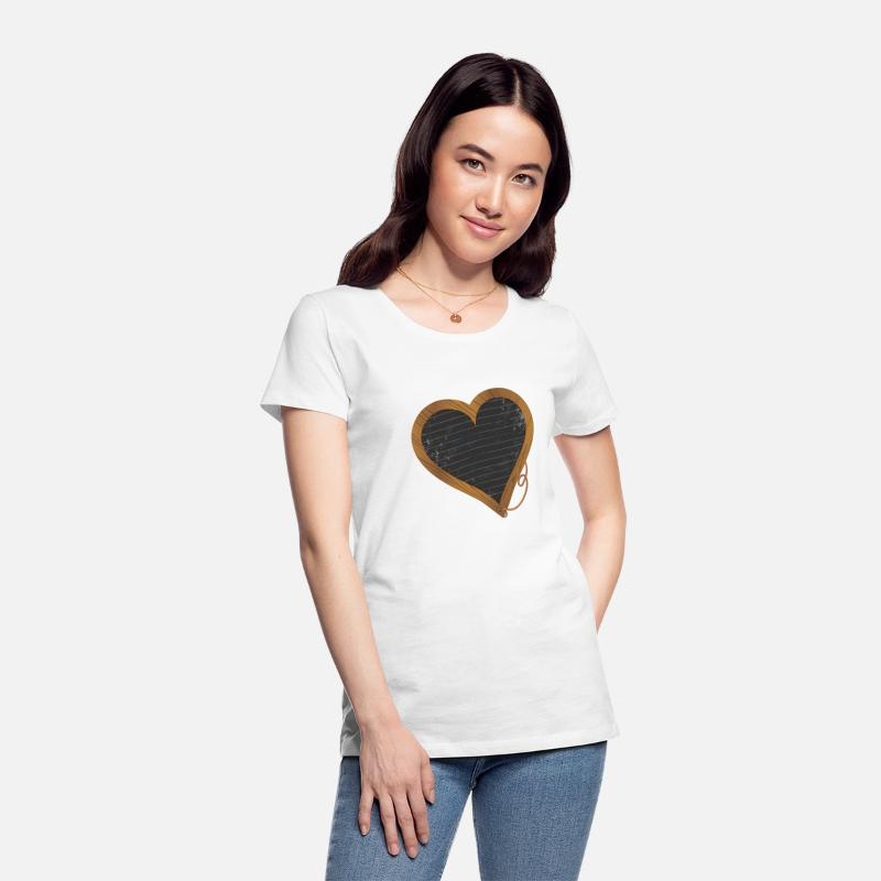 Back to school black heart shaped chalkboard