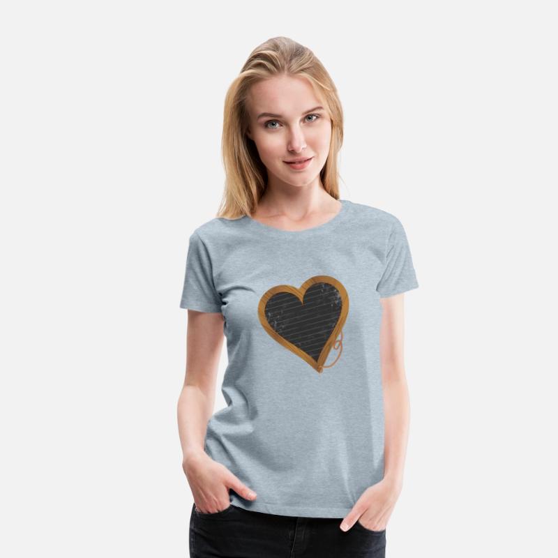 Back to school black heart shaped chalkboard