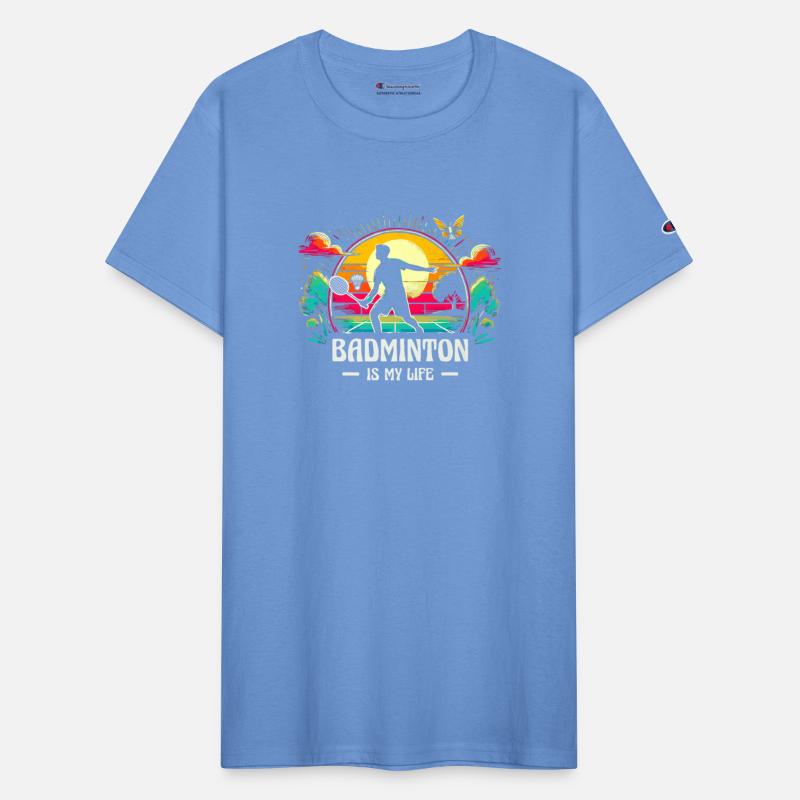 Badminton Is My Life Sun Trees Nature Premium